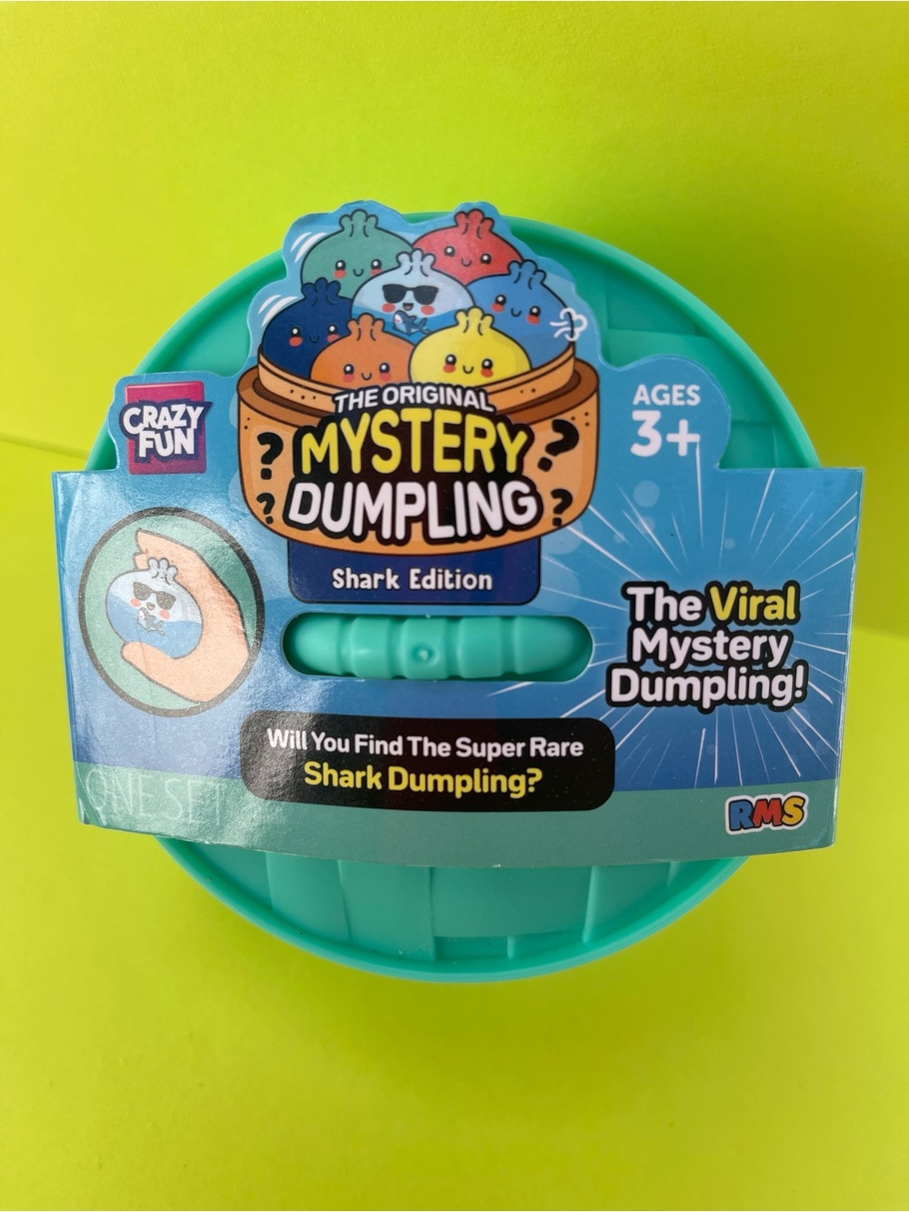RMS SHARK! Mystery Dumpling Shark Edition Plush Toy - Orange squishy